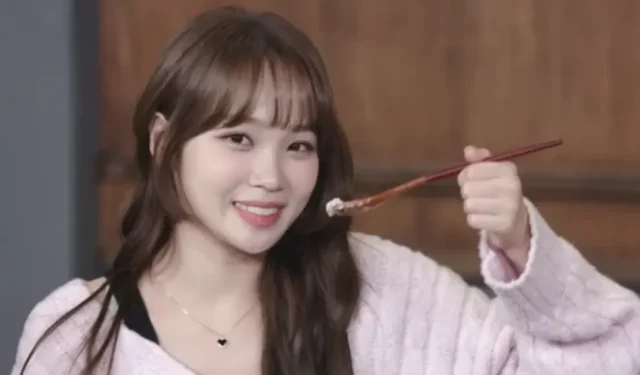 Kim Chae-won de LE SSERAFIM montre un Mukbang orageux malgré son corps maigre