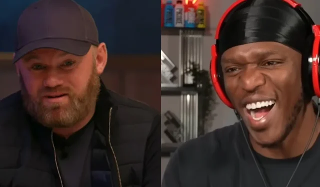 KSI revela mensagem bizarra às 4 da manhã que recebeu de Wayne Rooney por luta de boxe