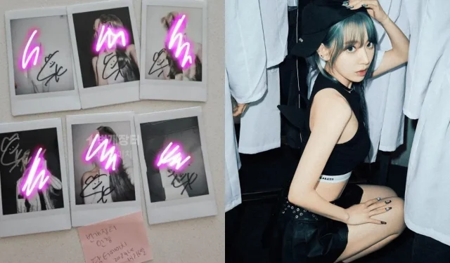 Fans entdecken die unveröffentlichten signierten Polaroids von LE SSERAFIM Sakura, die auf der Website für gebrauchte Waren verkauft werden 