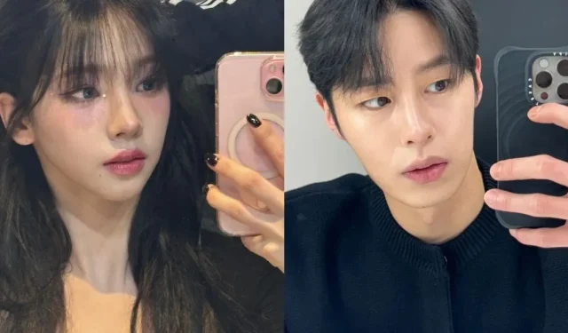 Lubisz stagram? K-Netz Znajdź podobieństwa na Instagramie aespa Kariny i Lee Jae Wooka