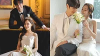 A doce sessão de fotos do casamento de Park Min Young e Na In Woo é revelada após o final de “Marry My Husband”