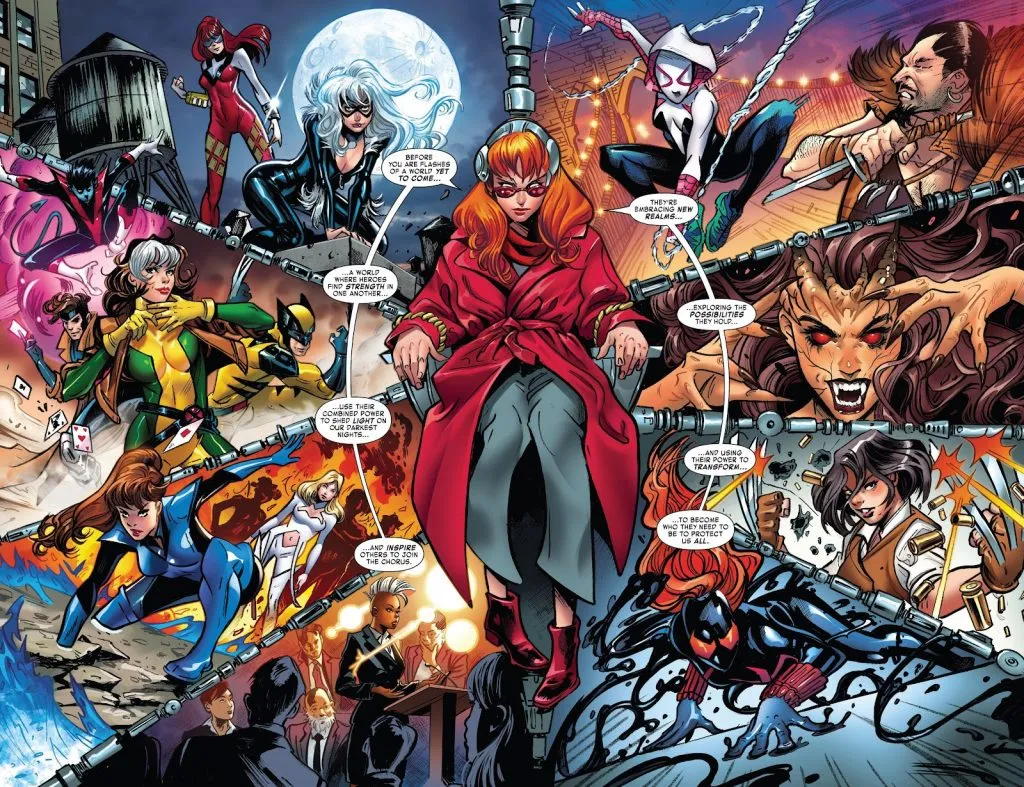 La visión de Madame Web de Marvel Voices