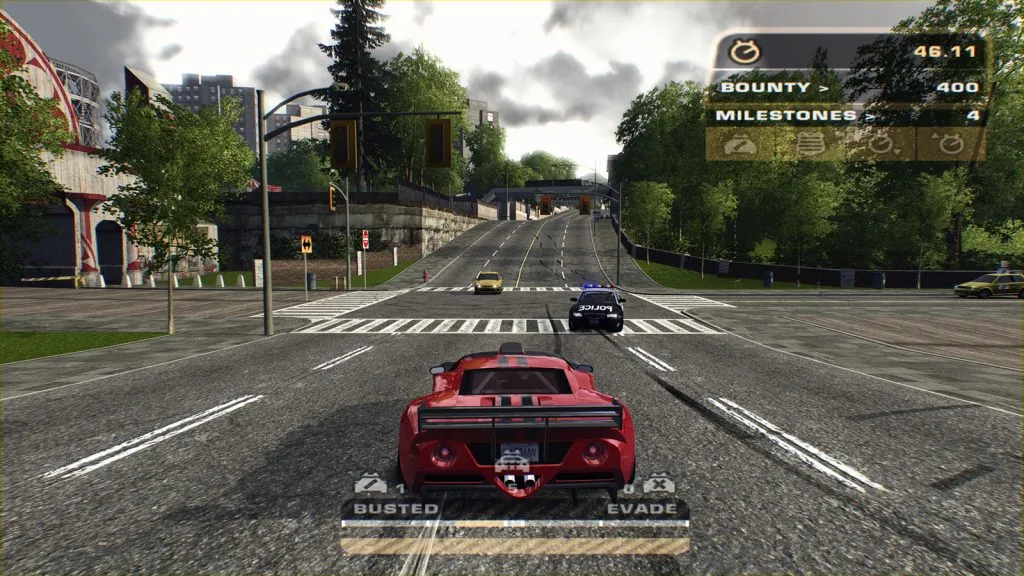 alcune auto che corrono in nfs most wanted