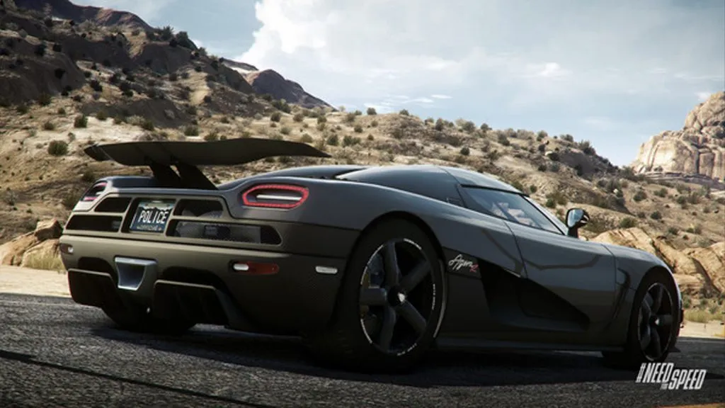 une supercar de police dans NFS Rivals