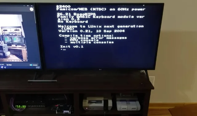 Un modder de NES de alguna manera consigue que una consola de 30 años ejecute Linux