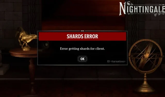 Erro Nightingale Shards explicado: jogadores travados na tela de carregamento