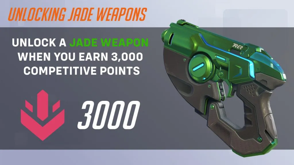 Overwatch 2 desbloqueia armas de jade