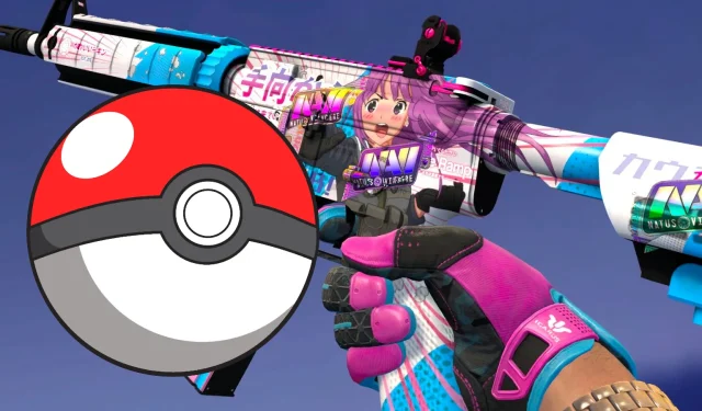 Pokemon arrive dans Counter-Strike 2 avec un incroyable autocollant Poke Ball