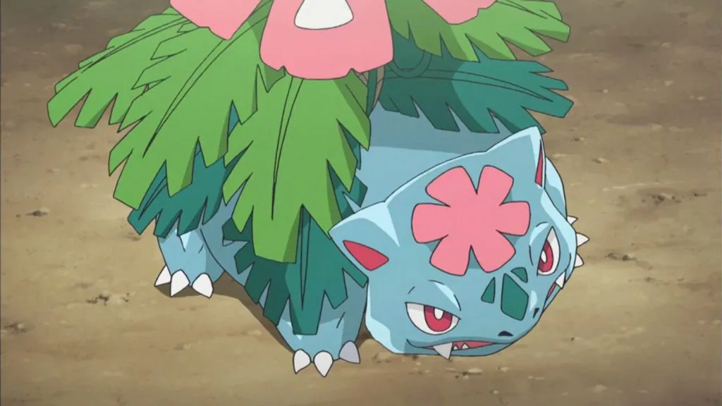 pokemon anime mega venusaur nagłówek