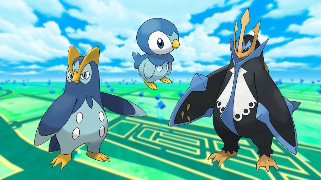 Pokémon Go Piplup Prinplup Empoleon