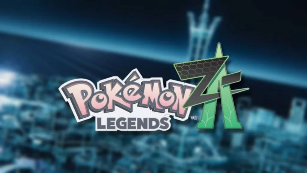 텍스트는 Pokemon Legends ZA를 읽습니다.