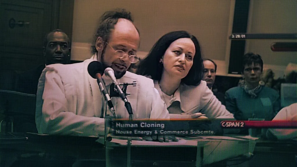 Raël und Brigitte Boisselier beim US-Kongress