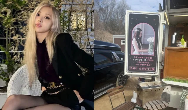 Rosé acaba com rumores de discórdia com Jisoo com um caminhão de café no set de filmagem de “Omniscient Reader” 