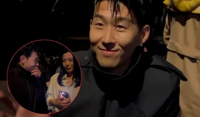 Son Heung-min aparece em desfile de moda com protetor de dedo e se reúne com Jeon Ji-hyun