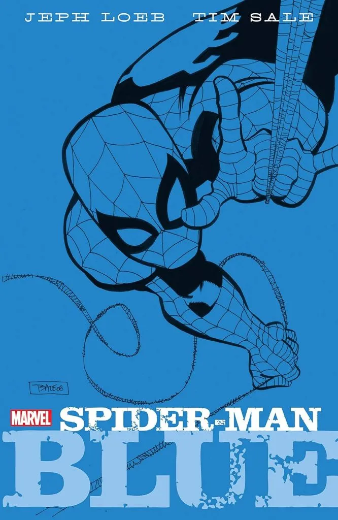 Copertina blu di Spider-Man