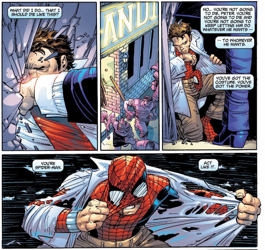 Homem-Aranha luta contra Morlun