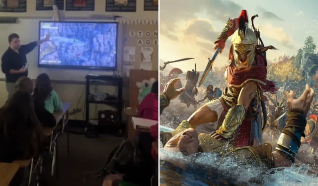 Professor se torna viral jogando Assassin’s Creed na aula para ensinar história