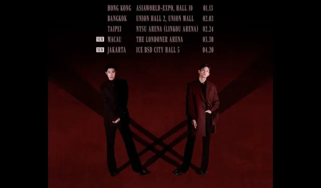 TVXQ wprawia CASSIOPEIĘ w szał wraz z przedłużeniem trasy koncertowej Surprise Tour do Makau i Dżakarty — „W końcu wpadnijcie…”