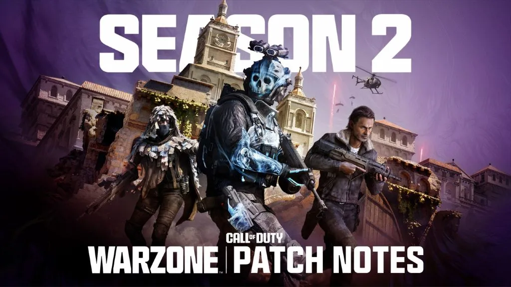 Notas del parche de la temporada 2 de Warzone