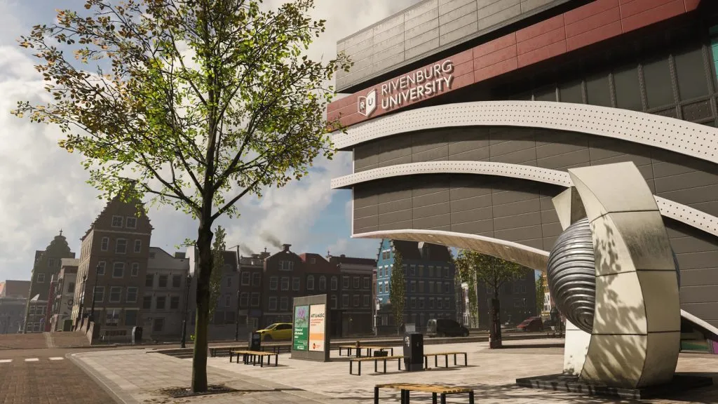 Le POI universitaire sur Vondel dans Warzone.