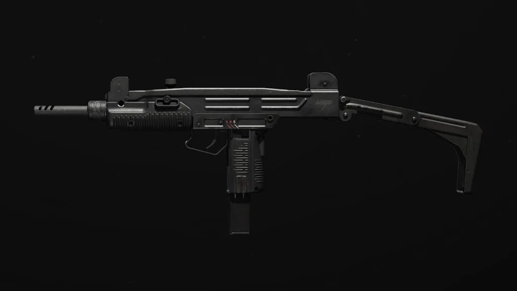 WSP-9 SMG sendo visualizado sem UI em Modern Warfare 3.