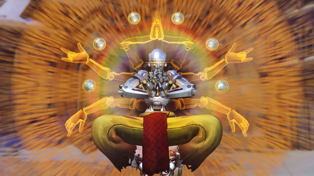 im Spielbild von Zenyatta in Overwatch 2