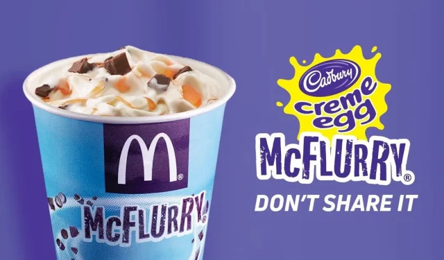 McDonald’s lanza Cadbury Creme Egg McFlurry, pero hay un problema