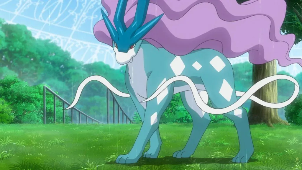 Suicune w anime Pokemon