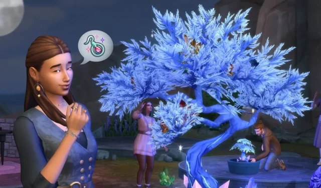 Como fazer crescer uma árvore de cristal no The Sims 4