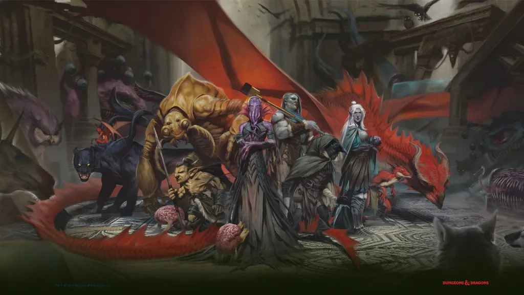 Imagen de Baldur's Gate 3 y D&D: un grupo de villanos se agrupan