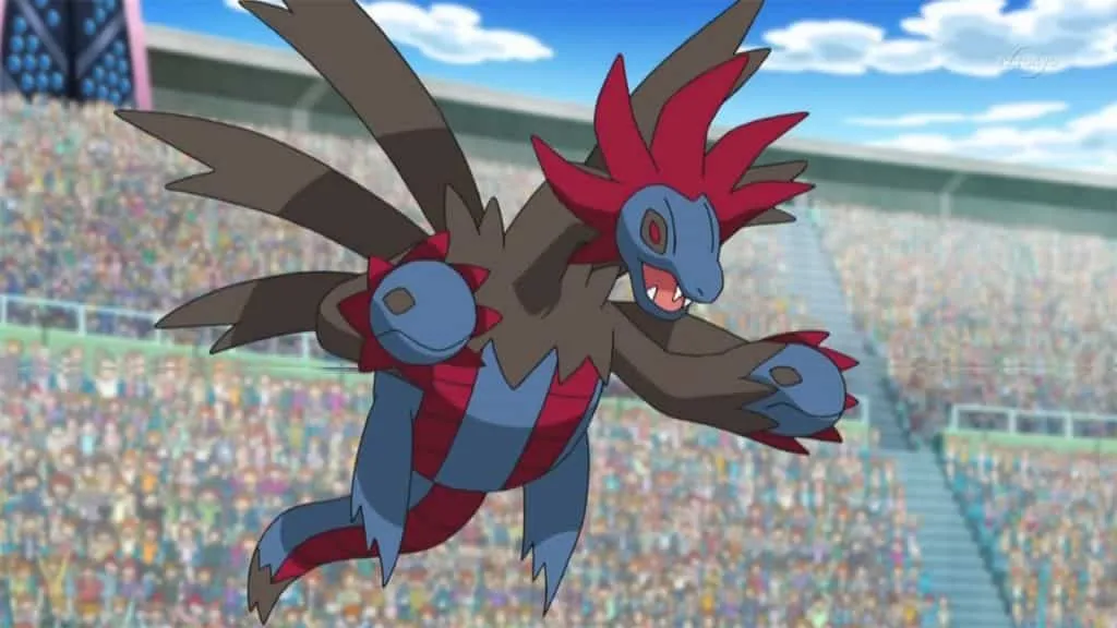 Hydreigon en el anime Pokémon