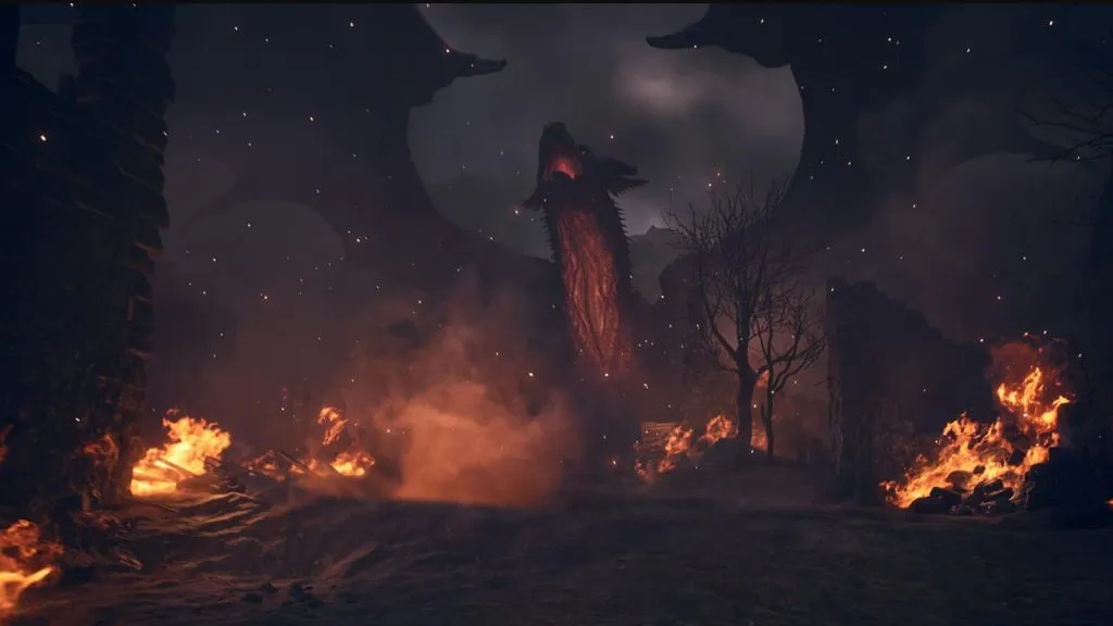 Un dragon redoutable dans Dragon's Dogma 2