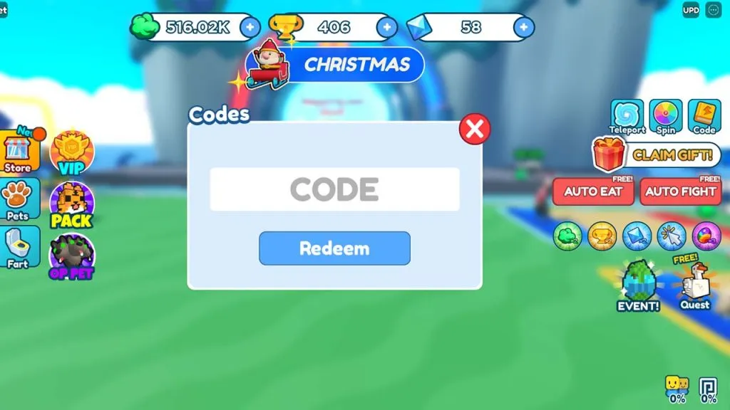 Mostra como usar códigos em Fart a Friend
