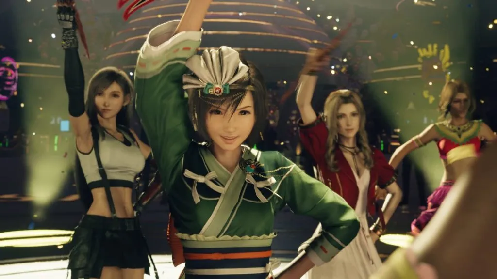 Festa per sole ragazze di FF7 Tifa Aerith Yuffie