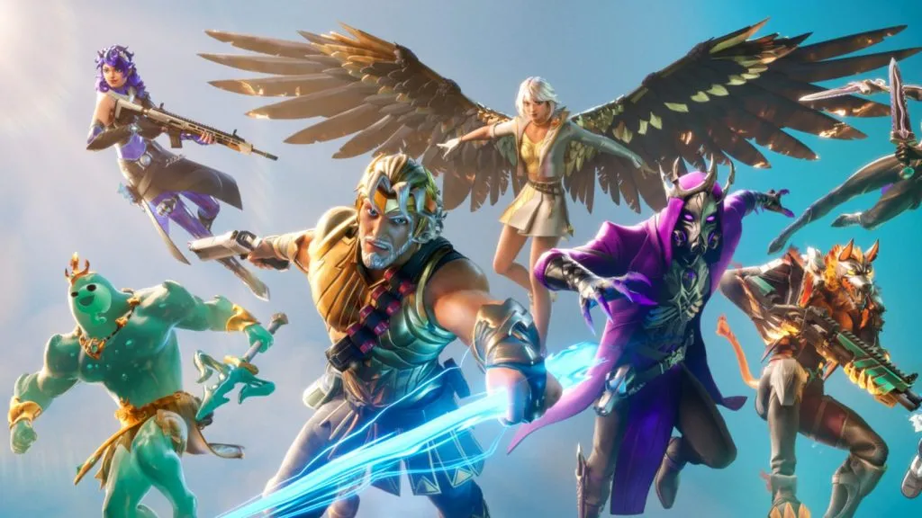 Fortnite Wings of Icarus pode ser usado com um grupo de jogadores.