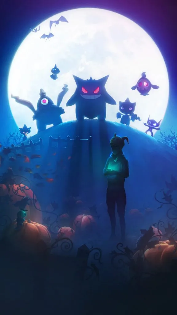 pokemon go ekran ładowania halloween 2017