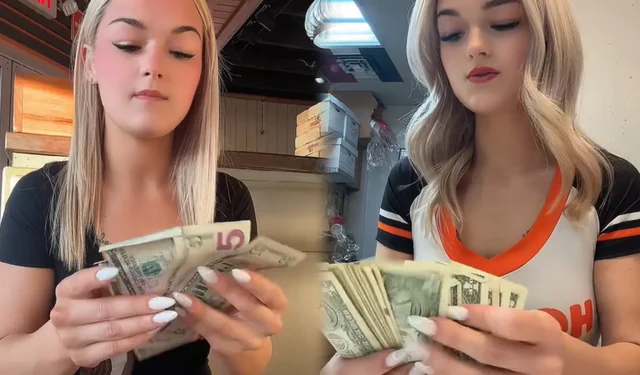 Kelnerka Hooters wprawia widzów w osłupienie, gdy podczas jednej zmiany zarobiła 300 dolarów napiwków