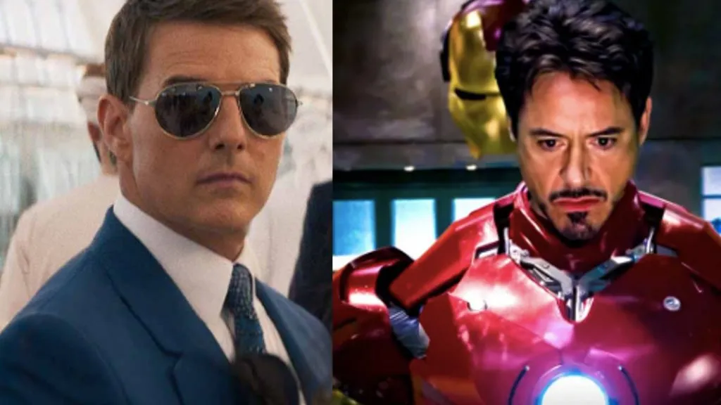 Tom Cruise en Misión: Imposible – Dead Reckoning Part One y Robert Downey Jr. en Iron Man