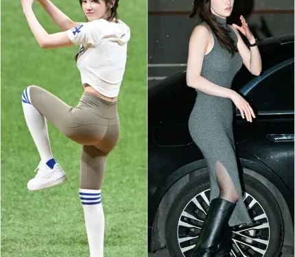 Jeon Jong-seo se torna viral com seu corpo perfeito em uma recente partida de beisebol