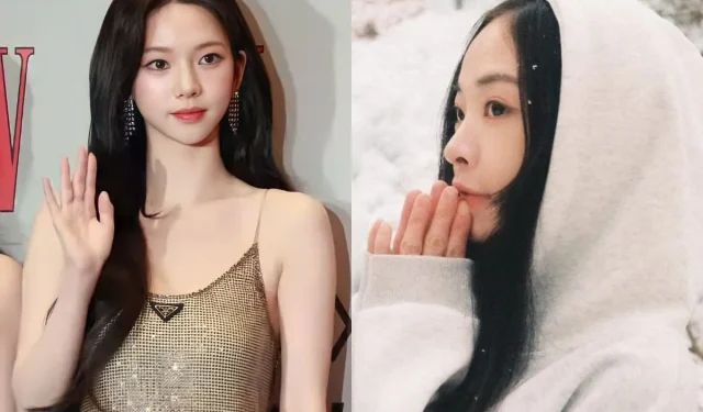 Ex-Oh My Girl JinE se disculpa por burlarse nuevamente de Karina de aespa, “Un error de expresión”