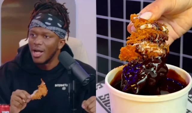 KSI hat „nicht gelogen“, denn Sidemens bizarres Schokoladen-Brathähnchen ist ein Hit