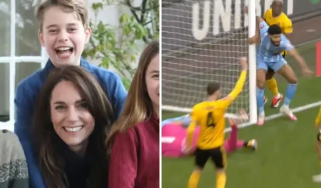 Los fanáticos ven la sutil broma de Kate Middleton del comentarista durante los cuartos de final de la Copa FA