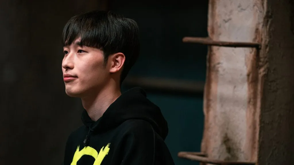 Le joueur de poker Kim Dong-jae dans The Devil's Plan