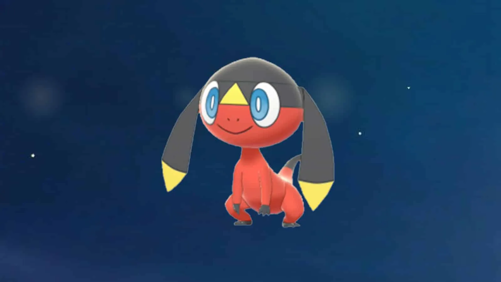 Helioptile brilhante aparecendo em Pokémon Go