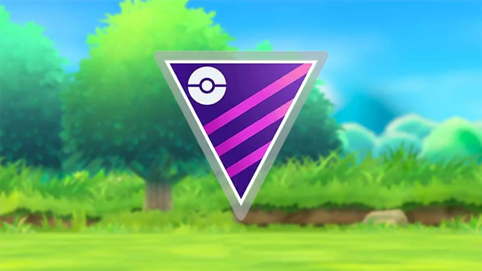 O logotipo da Master League em Pokémon Go