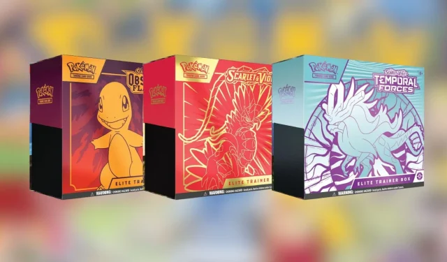 Preços de Pokémon TCG Elite Trainer Boxes e Battle Stadium reduzidos na Amazon