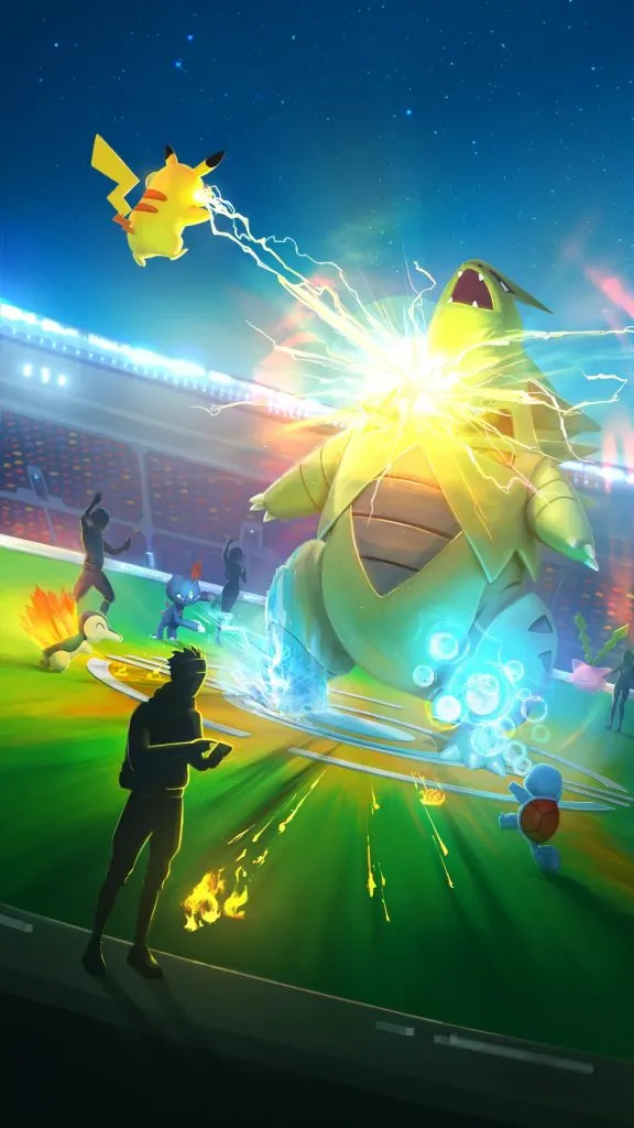 Pokemon Go schermata di caricamento della stagione delle battaglie raid