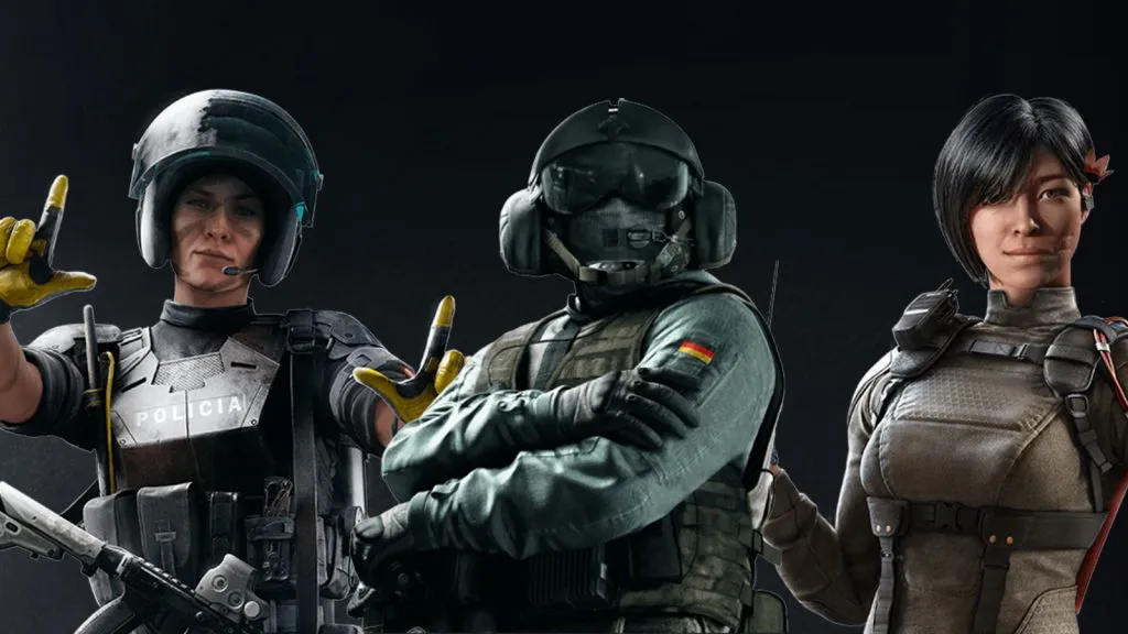 Opérateurs Mira, Jäger et Aruni dans Rainbow Six Siege