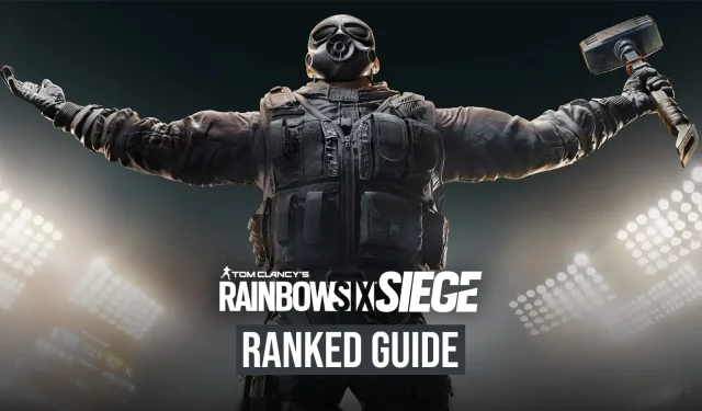 Rainbow Six Siege 순위 설명: 모든 순위 및 요구 사항이 나열되어 있습니다.