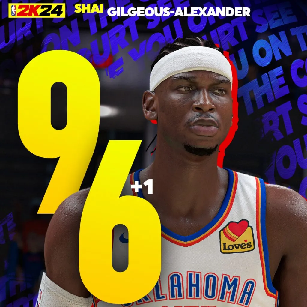 NBA 2K24의 샤이 길저스-알렉산더